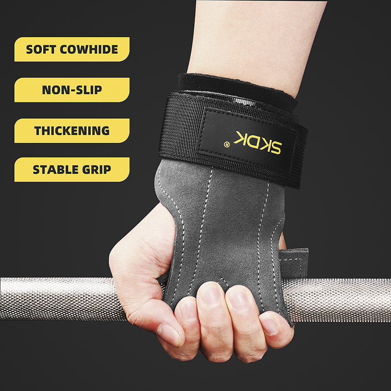 Best Crossfit Gear - SKDK Gym Grips Palm Guards Cowhide