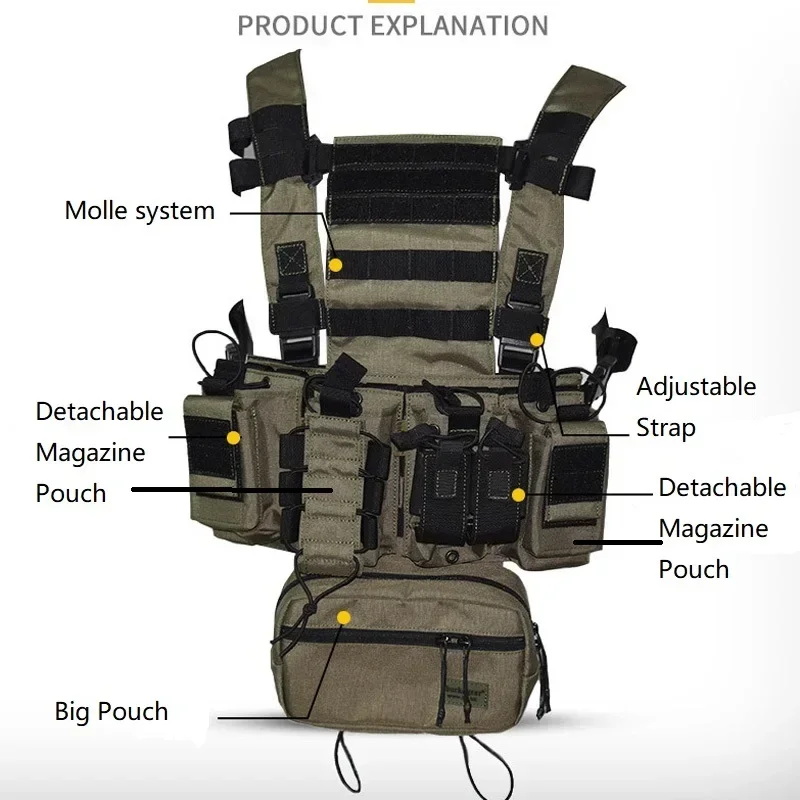 D3CR Chest Rig Vest Multicam B – обзор и цена Gear For Crossfit