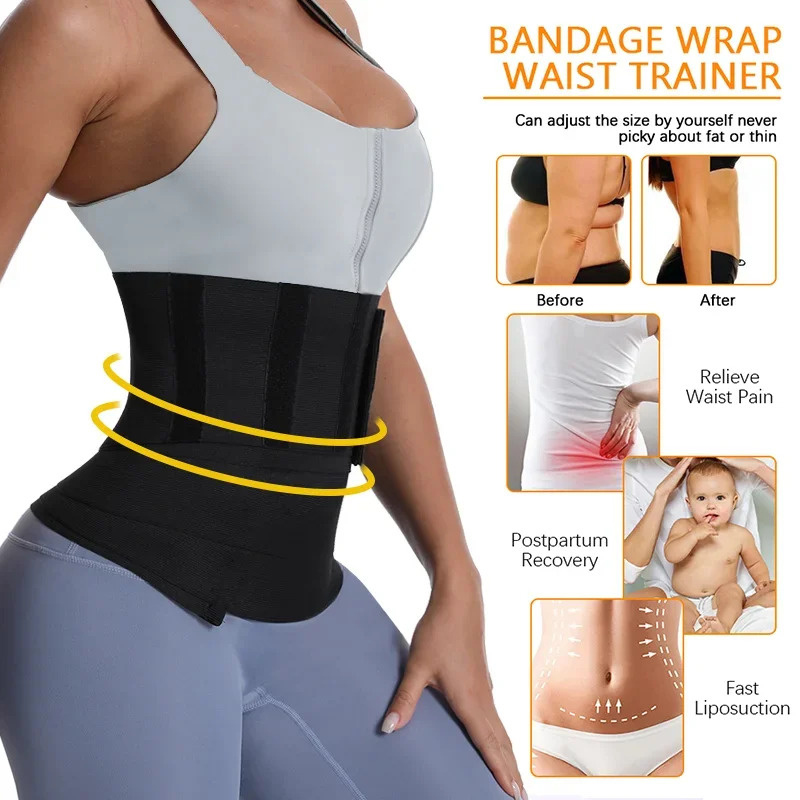 1/2PCS Waist Bandage Wrap Trim – обзор и цена Pull Up Assist Band